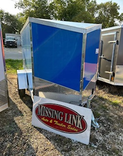 NEW ACTION 5x8 ENCLOSED TRAILER